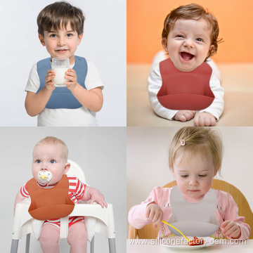 Waterproof Baby Bib BPA Free Silicone Bib